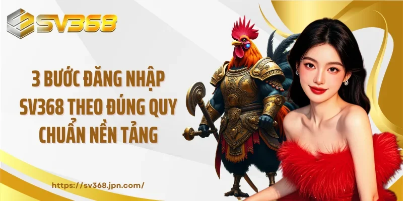 3 Bước đăng nhập SV368 theo đúng quy chuẩn nền tảng