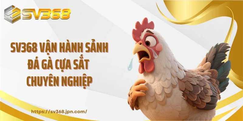 SV368 vận hành sảnh đá gà cựa sắt chuyên nghiệp